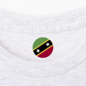 Étiquettes Drapeau de Saint-Kitts-et-Nevis (Apposé)