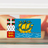 Étiquettes Drapeau de Saint-Pierre-et-Miquelon (Apposé)