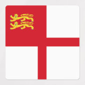 Étiquettes Drapeau de Sercq (Design 1)