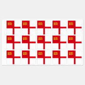 Étiquettes Drapeau de Sercq (Feuille)