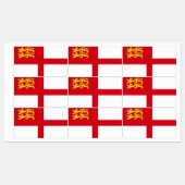 Étiquettes Drapeau de Sercq (Feuille)