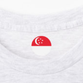 Étiquettes Drapeau de Singapour (Apposé)