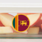 Étiquettes Drapeau de Sri Lanka (Apposé)