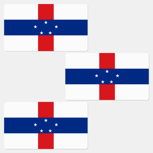 Étiquettes Drapeau des Antilles néerlandaises (Groupe)