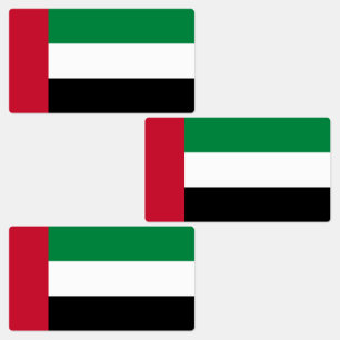Étiquettes Drapeau des Émirats arabes unis