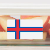 Étiquettes Drapeau des îles Féroé (Apposé)