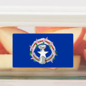 Étiquettes Drapeau des îles Mariannes du Nord (Apposé)
