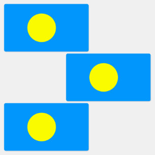 Étiquettes Drapeau des Palaos