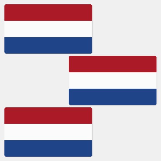 Étiquettes Drapeau des Pays-Bas (Groupe)
