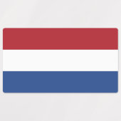 Étiquettes Drapeau des Pays-Bas (Design 1)