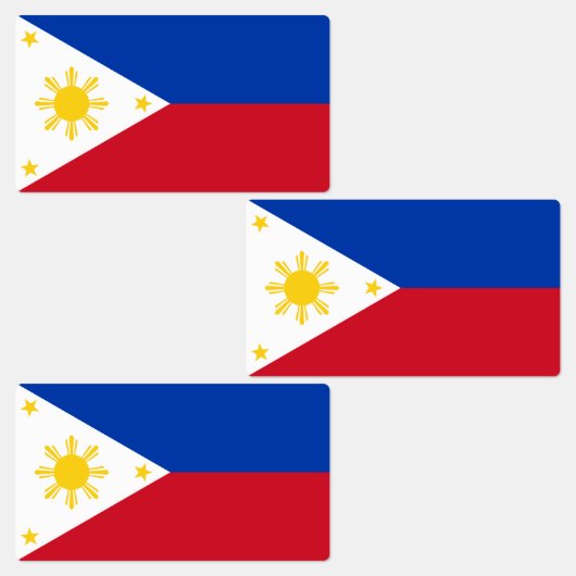 Étiquettes Drapeau des Philippines (Groupe)