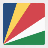 Étiquettes Drapeau des Seychelles (Design 1)