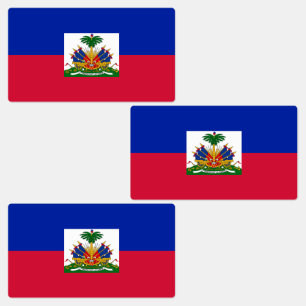 Étiquettes Drapeau d'Haïti