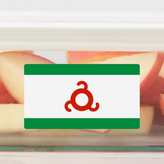 Étiquettes Drapeau d'Ingouchie (Apposé)