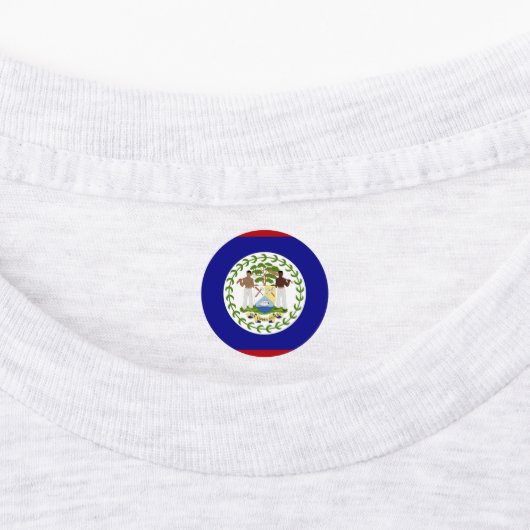 Étiquettes Drapeau du Belize (Apposé)