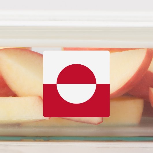 Étiquettes Drapeau du Groenland (Apposé)