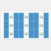 Étiquettes Drapeau du Guatemala (Feuille)