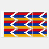 Étiquettes Drapeau du Haut-Karabagh (Feuille)