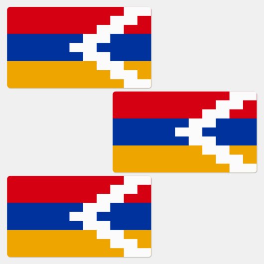 Étiquettes Drapeau du Haut-Karabakh (Groupe)
