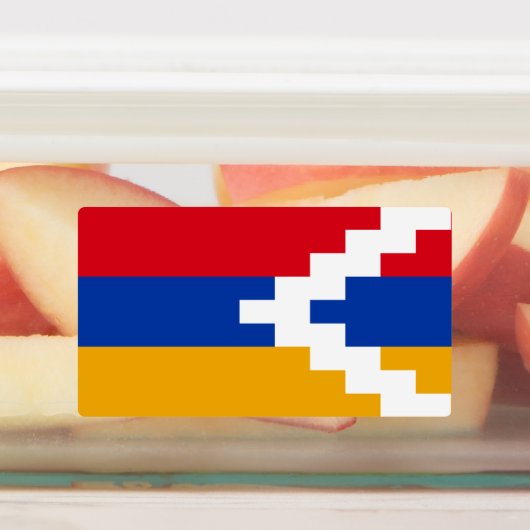 Étiquettes Drapeau du Haut-Karabakh (Apposé)