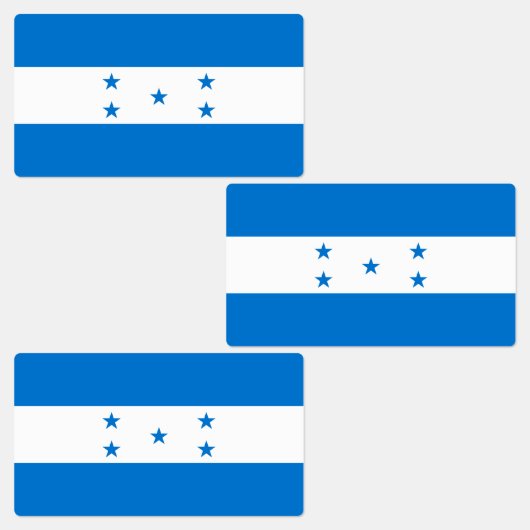 Étiquettes Drapeau du Honduras (Groupe)