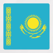 Étiquettes Drapeau du Kazakhstan (Design 1)