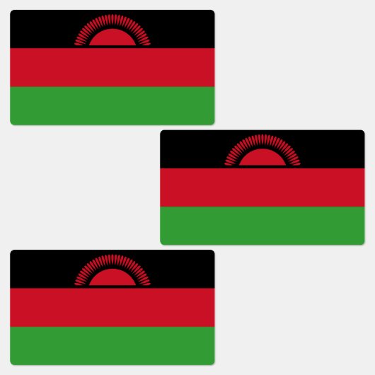 Étiquettes Drapeau du Malawi (Groupe)