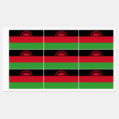Étiquettes Drapeau du Malawi (Feuille)
