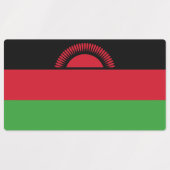 Étiquettes Drapeau du Malawi (Design 2)