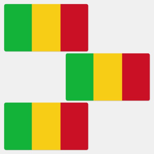 Étiquettes Drapeau du Mali (Groupe)
