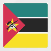 Étiquettes Drapeau du Mozambique (Design 1)