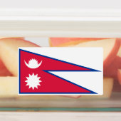 Étiquettes Drapeau du Népal (Apposé)