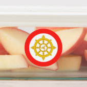 Étiquettes Drapeau du royaume de Sikkim (Apposé)