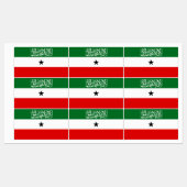 Étiquettes Drapeau du Somaliland (Feuille)