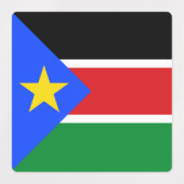 Étiquettes Drapeau du Soudan du Sud (Design 1)