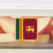 Étiquettes Drapeau du Sri Lanka (Apposé)