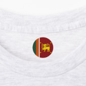 Étiquettes Drapeau du Sri Lanka (Apposé)