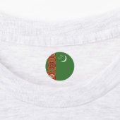 Étiquettes Drapeau du Turkménistan (Apposé)