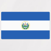 Étiquettes Drapeau El Salvador (Design 1)