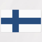 Étiquettes Drapeau Finlande (Design 1)