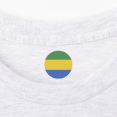 Étiquettes Drapeau Gabon (Apposé)