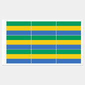 Étiquettes Drapeau Gabon (Feuille)