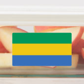Étiquettes Drapeau Gabon (Apposé)