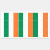 Étiquettes Drapeau irlandais (Feuille)