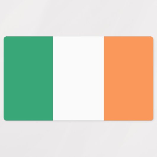 Étiquettes Drapeau irlandais (Design 2)