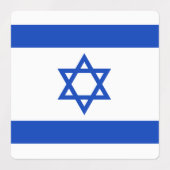 Étiquettes Drapeau Israël (Design 1)