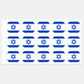 Étiquettes Drapeau israélien (Feuille)