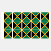 Étiquettes Drapeau Jamaïque (Feuille)