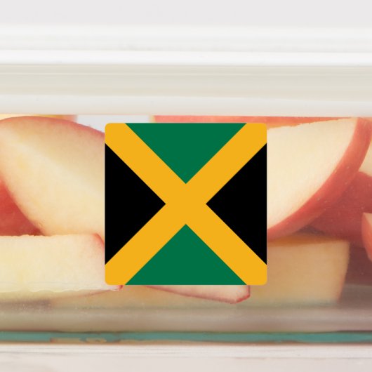 Étiquettes Drapeau Jamaïque (Apposé)