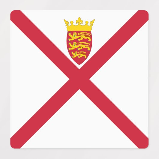 Étiquettes Drapeau Jersey (Design 1)
